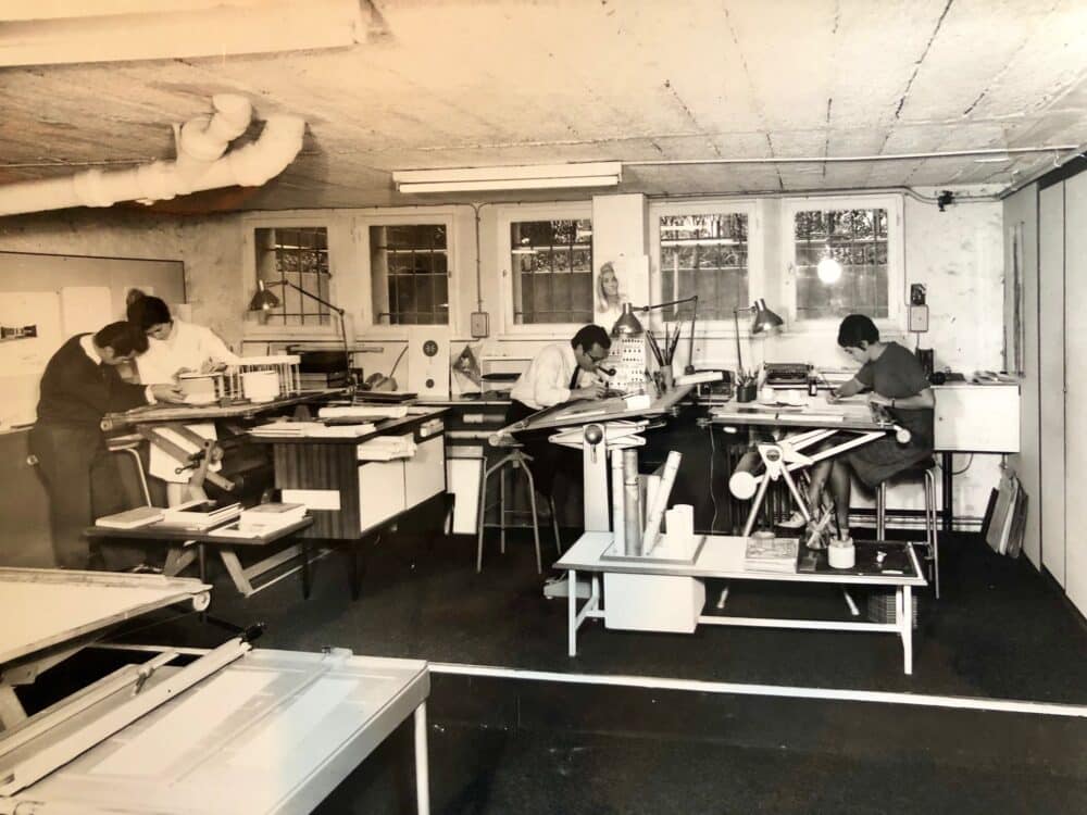 1960 — 1ers locaux de TECHNISTYLE